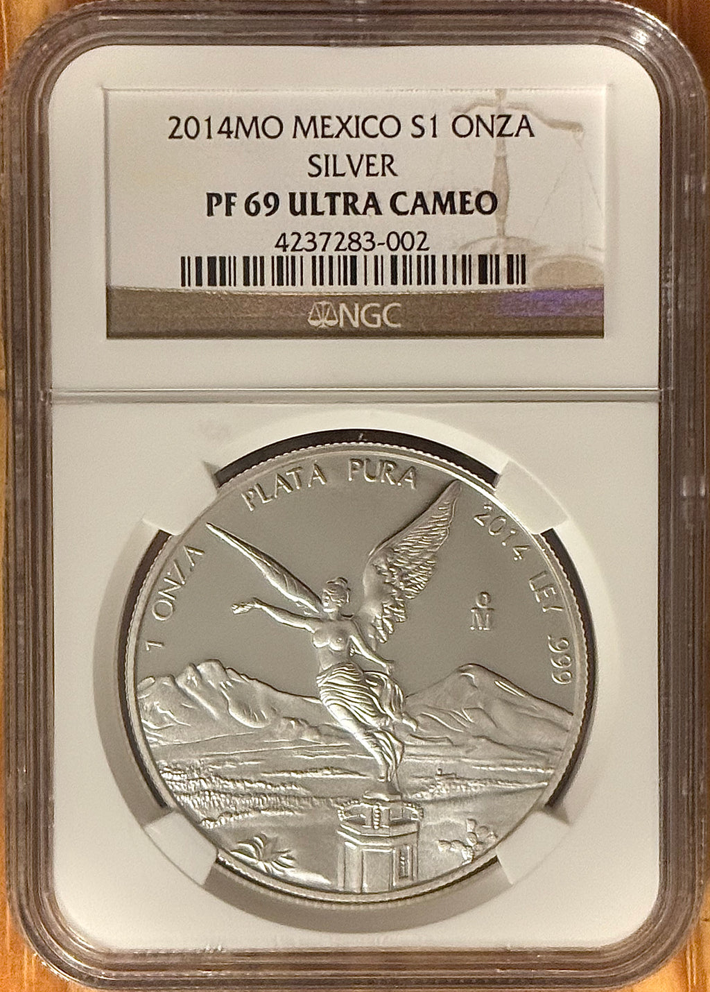 2014-Mo Mexico 1 oz Silver Libertad Proof NGC PF69 ULTRA CAMEO