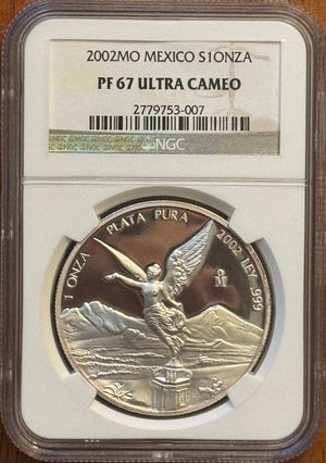 2002-Mo Mexico 1 oz Libertad Proof - PF67 ULTRA CAMEO