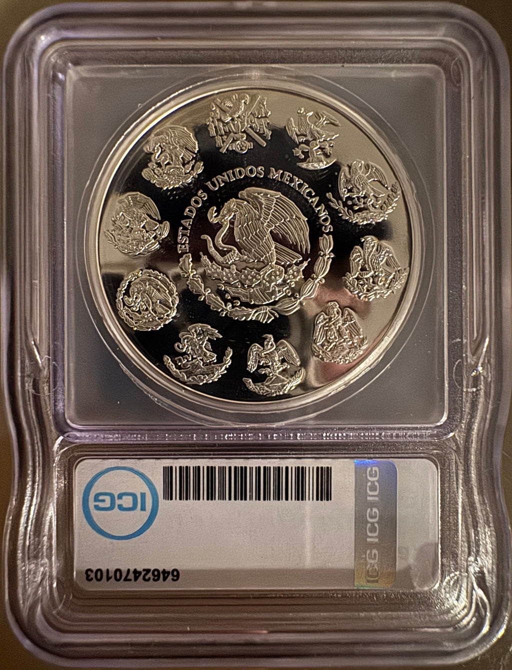 2022-Mo Mexico 1oz Libertad Proof - ICG PR70DCAM