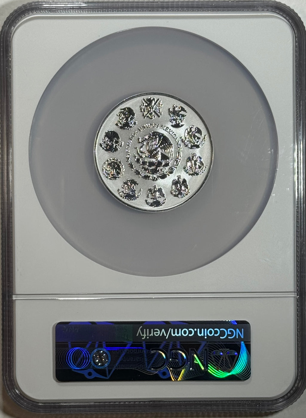 2023-Mo Mexico 2 oz Silver Libertad Reverse Proof NGC REVERSE PF70