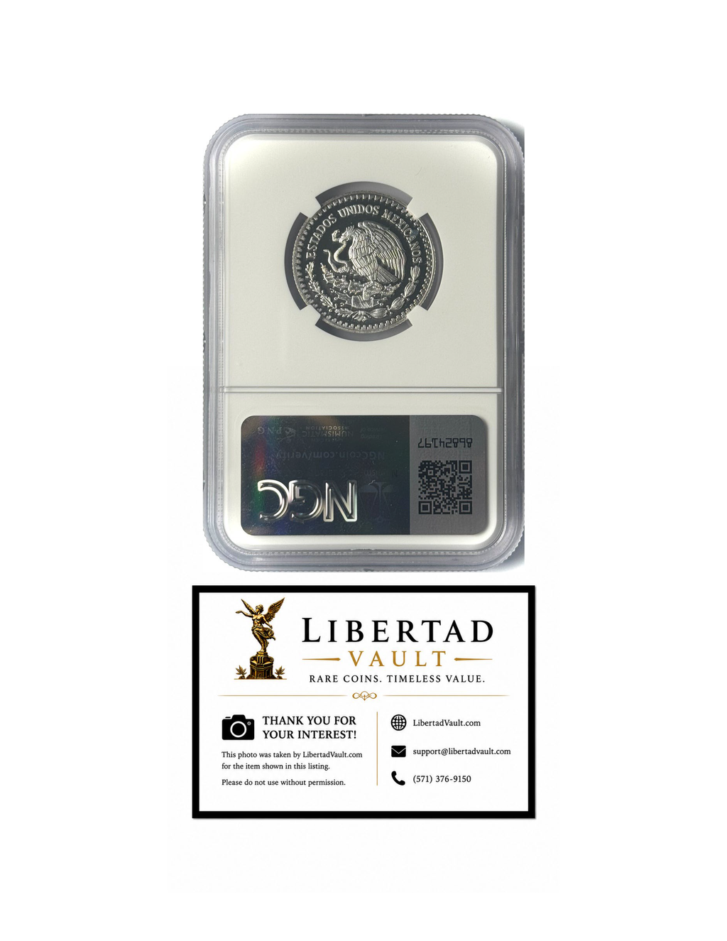 2022-Mo Mexico 1/4oz Silver Libertad Proof NGC PF70 ULTRA CAMEO