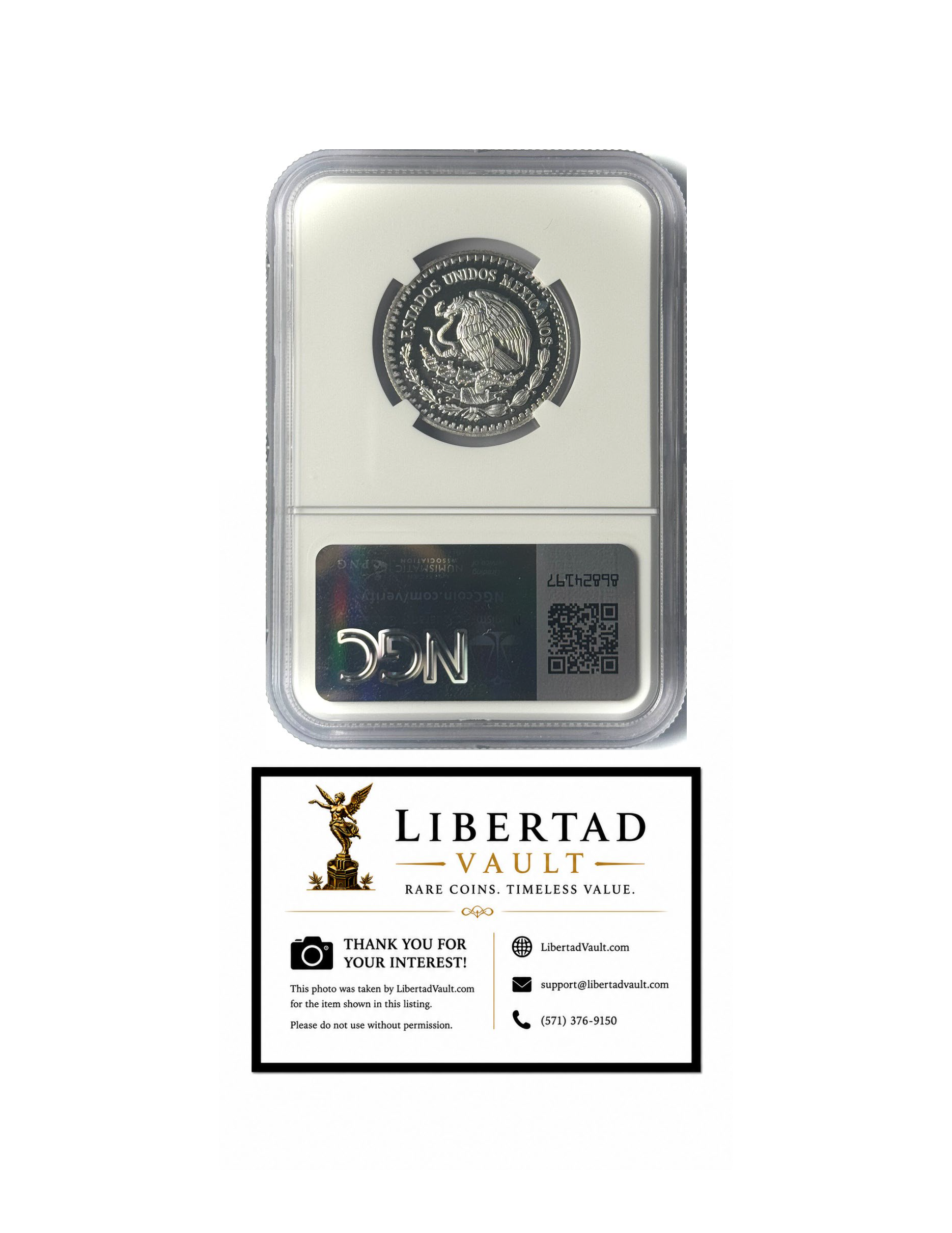 2022-Mo Mexico 1/4oz Silver Libertad Proof NGC PF70 ULTRA CAMEO