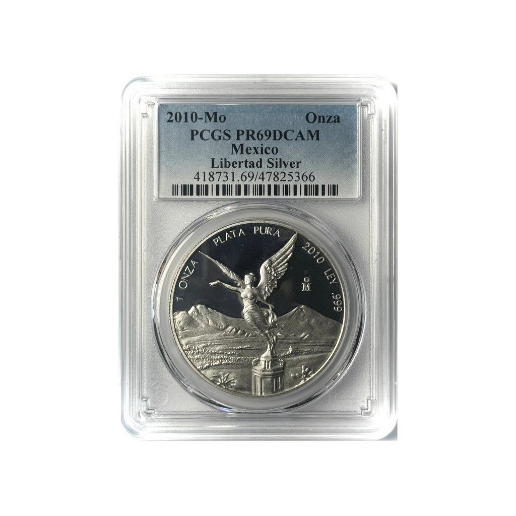 2010-Mo Mexico 1oz Silver Libertad Proof PCGS PR69DCAM