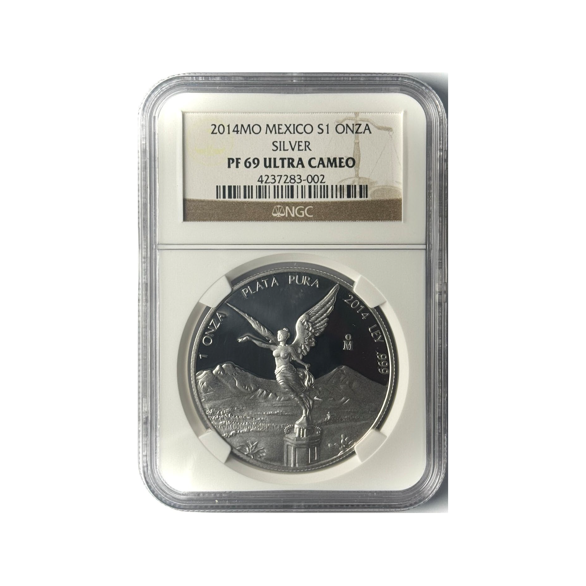 2014-Mo Mexico 1oz Silver Libertad Proof NGC PF69 ULTRA CAMEO