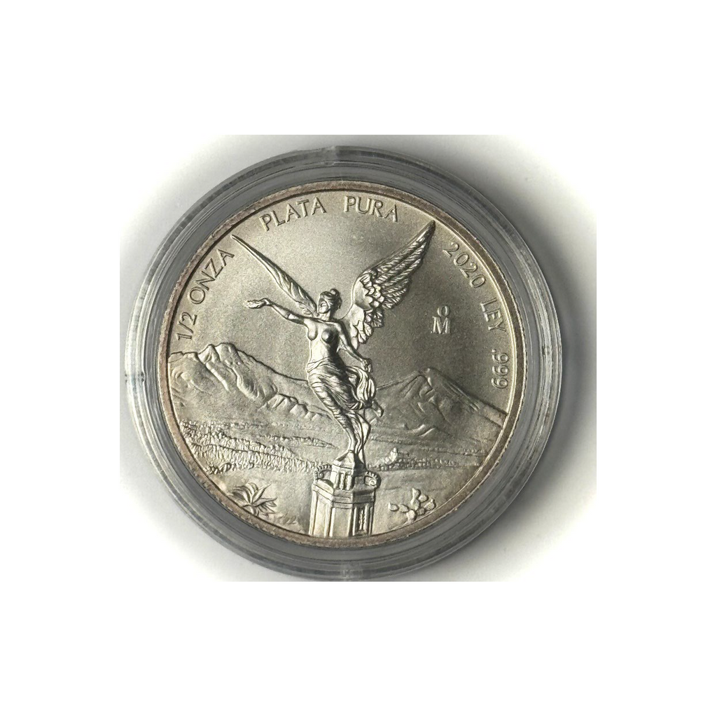 2020-Mo Mexico 1/2oz Silver Libertad BU
