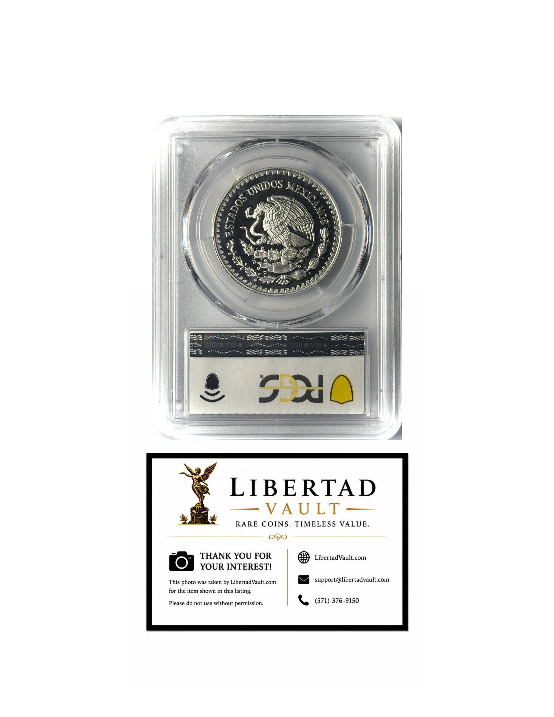 2002-Mo Mexico 1/2 oz Silver Libertad Proof PCGS PR69DCAM 2002-Mo Mexico 1/2 oz Silver Libertad Proof PCGS PR69DCAM