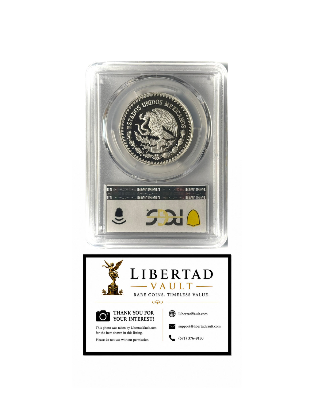 2006-Mo Mexico 1/2oz Silver Libertad Proof PCGS PR69DCAM