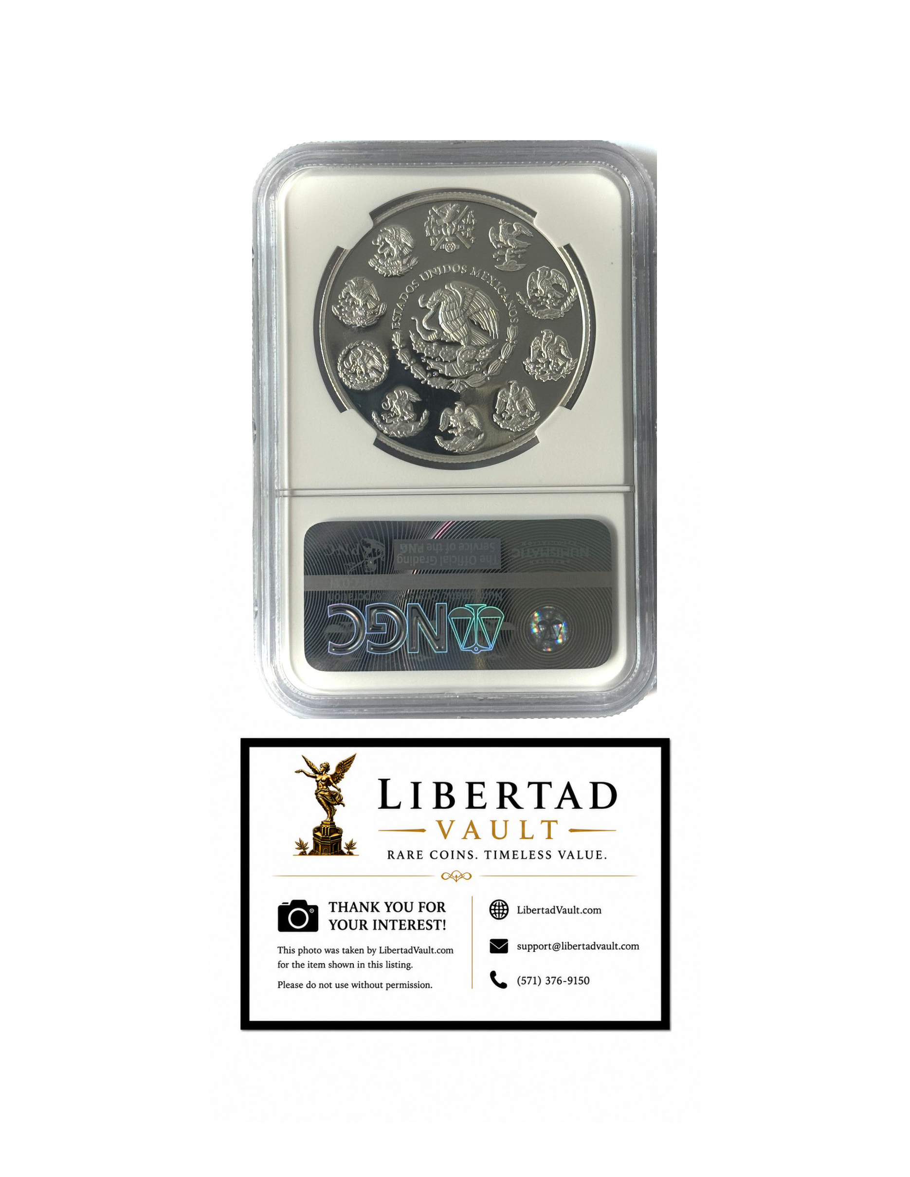 2014-Mo Mexico 1oz Silver Libertad Proof NGC PF69 ULTRA CAMEO