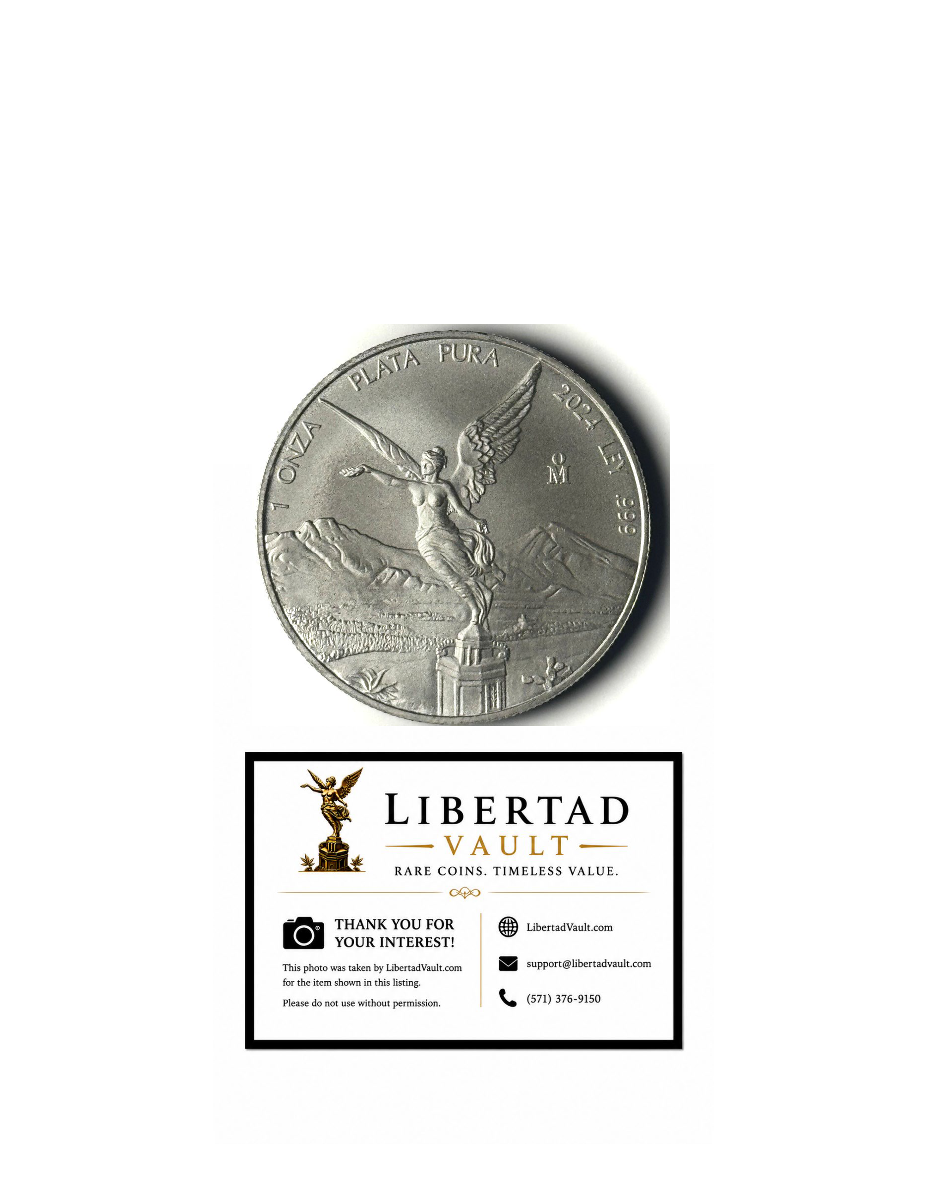 2024-Mo Mexico 1oz Silver Libertad BU